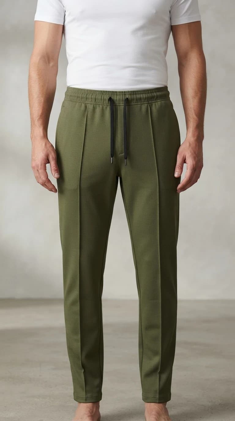 Baggy Trouser — Olive